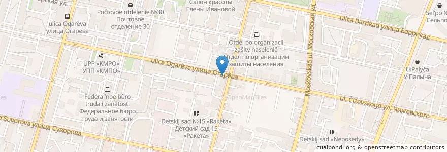 Mapa de ubicacion de Колонка en 俄罗斯/俄羅斯, Центральный Федеральный Округ, 卡卢加州, Городской Округ Калуга.