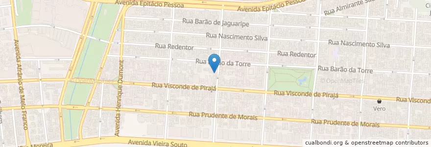 Mapa de ubicacion de Nespresso Ipanema en Brésil, Région Sud-Est, Rio De Janeiro, Região Metropolitana Do Rio De Janeiro, Região Geográfica Imediata Do Rio De Janeiro, Região Geográfica Intermediária Do Rio De Janeiro, Rio De Janeiro.