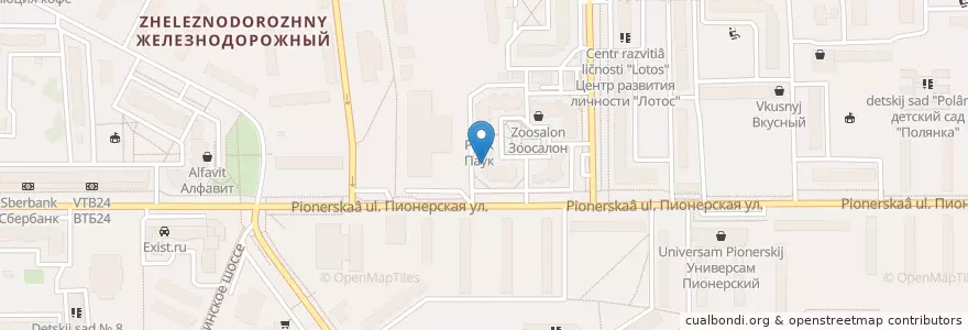 Mapa de ubicacion de Альбатрос плюс en Rusia, Distrito Federal Central, Óblast De Moscú, Городской Округ Балашиха.