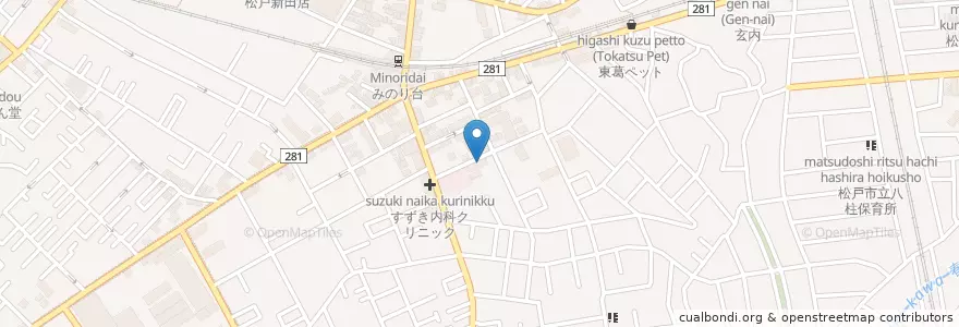 Mapa de ubicacion de いま一 en Giappone, Prefettura Di Chiba, 松戸市.