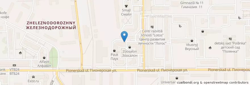 Mapa de ubicacion de Ступеньки en Rusia, Центральный Федеральный Округ, Московская Область, Городской Округ Балашиха.