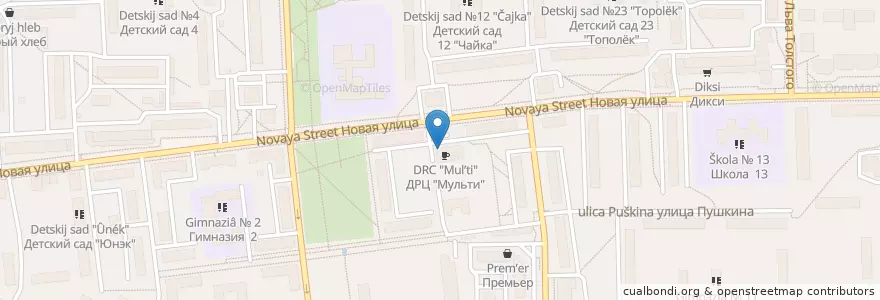 Mapa de ubicacion de Медико-оздоровительная часть en Rusia, Distrito Federal Central, Óblast De Moscú, Городской Округ Балашиха.
