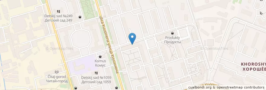 Mapa de ubicacion de Наркологический диспансер №2 en Russie, District Fédéral Central, Moscou, Северный Административный Округ, Хорошёвский Район.