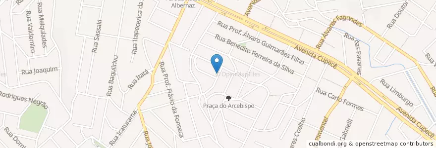 Mapa de ubicacion de EE João Evangelista en Бразилия, Юго-Восточный Регион, Сан-Паулу, Região Geográfica Intermediária De São Paulo, Região Metropolitana De São Paulo, Região Imediata De São Paulo, Сан-Паулу.