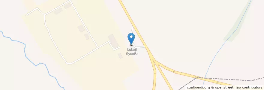 Mapa de ubicacion de Лукойл en Russie, District Fédéral De L'Oural, Oblast De Sverdlovsk, Западный Управленческий Округ, Городской Округ Верхняя Пышма.