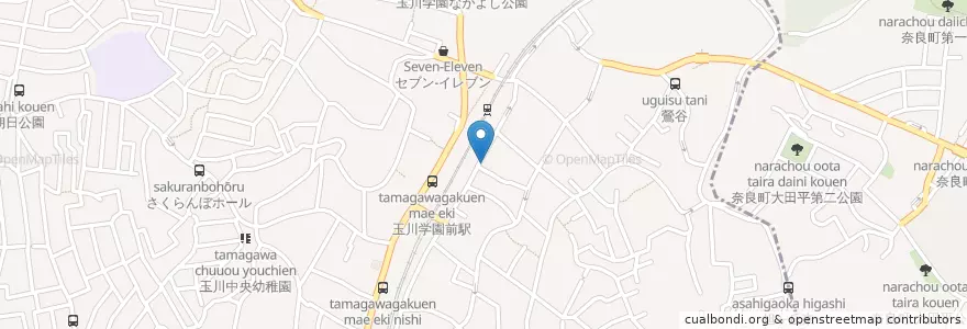 Mapa de ubicacion de 日高屋 en Japón, Tokio, Machida.