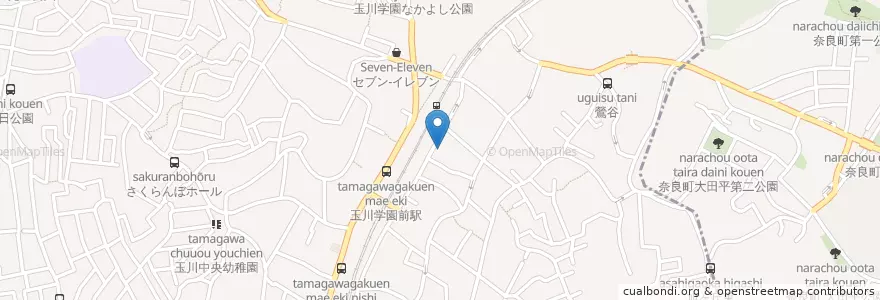 Mapa de ubicacion de 洋琴戻 en اليابان, 東京都, 町田市.