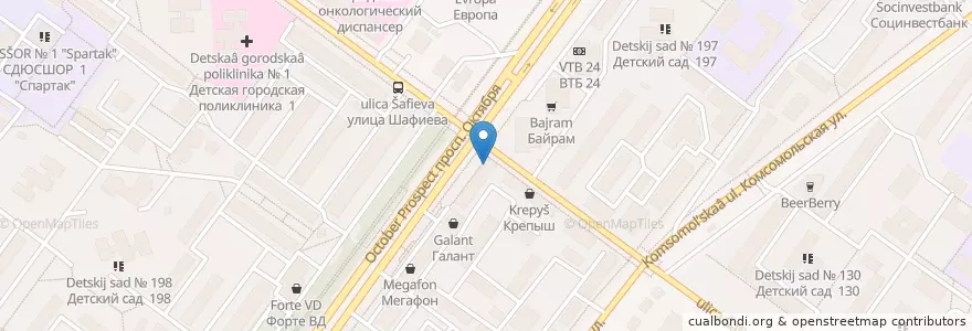 Mapa de ubicacion de Аптека 36.6 en Russland, Föderationskreis Wolga, Baschkortostan, Городской Округ Уфа.