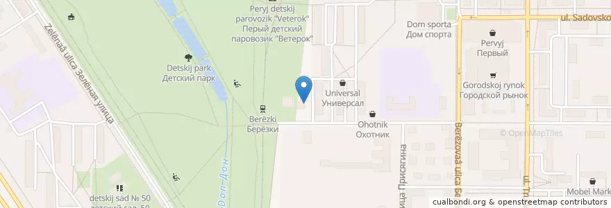Mapa de ubicacion de Росто-ДОСААФ Снайпер en Russie, District Fédéral Central, Oblast De Toula, Городской Округ Новомосковск.