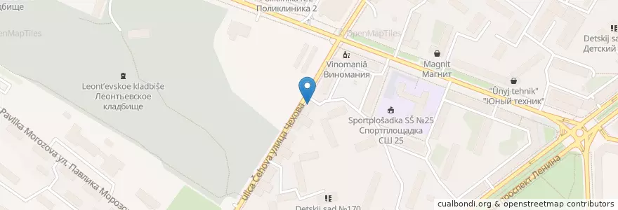 Mapa de ubicacion de РЖД стоматология en Russia, Central Federal District, Yaroslavl Oblast, Yaroslavsky District, Yaroslavl.