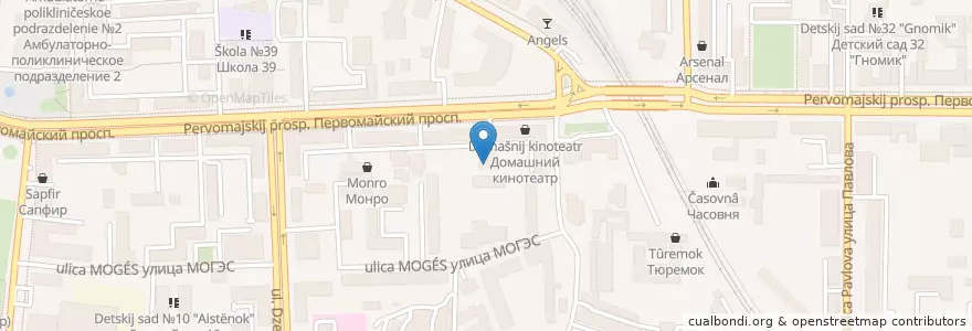 Mapa de ubicacion de АВТОСУШИ en روسيا, Центральный Федеральный Округ, ريازان أوبلاست, Городской Округ Рязань.