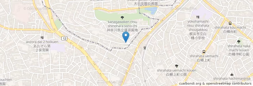 Mapa de ubicacion de Brixton Market en Japon, Préfecture De Kanagawa, 横浜市, 神奈川区.