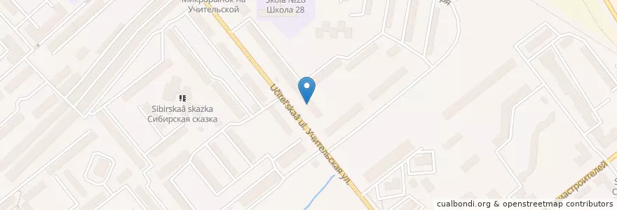 Mapa de ubicacion de Муниципальная аптека en Rusia, Сибирский Федеральный Округ, Wilayah Novosibirsk, Городской Округ Новосибирск.