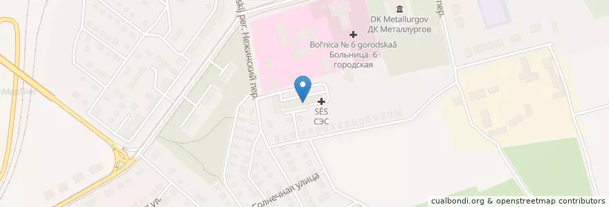 Mapa de ubicacion de СЭС en Rusland, Приволжский Федеральный Округ, Оренбургская Область, Городской Округ Орск.