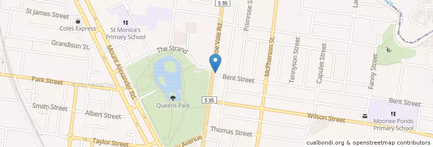 Mapa de ubicacion de Il Caminetto en Australie, Victoria, City Of Moonee Valley.