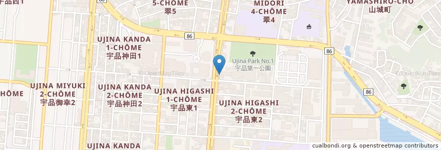 Mapa de ubicacion de BOMBAY en اليابان, 広島県, هيروشيما, 南区.