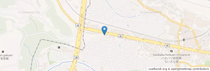 Mapa de ubicacion de 小平うどん en 日本, 东京都/東京都, 多摩市.