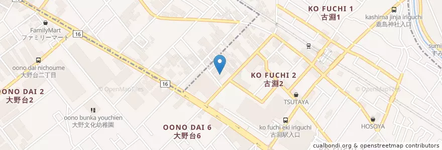 Mapa de ubicacion de スギ薬局 en 日本, 神奈川県, 相模原市, 南区.