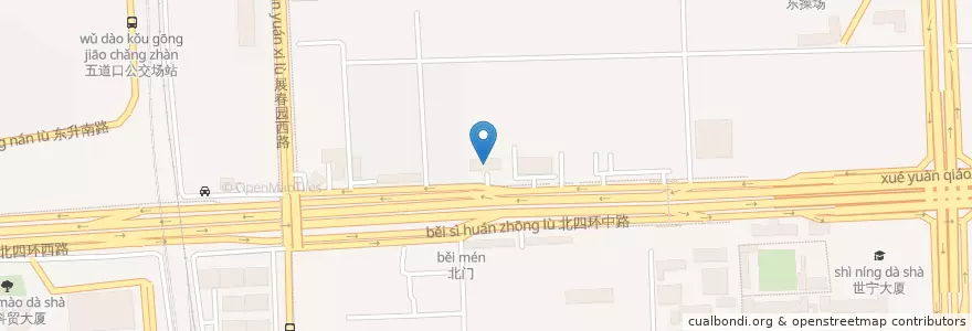 Mapa de ubicacion de 北京市海淀区职业学校 en China, Pequim, Hebei, 海淀区.