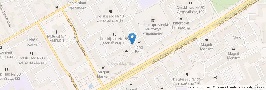 Mapa de ubicacion de Оренлек en روسيا, Приволжский Федеральный Округ, أورينبورغ أوبلاست, Городской Округ Оренбург.