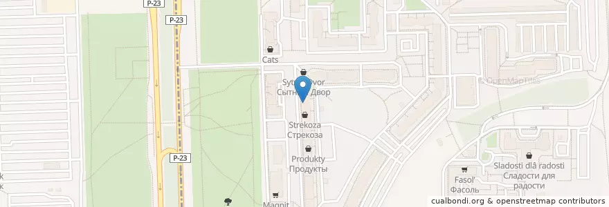 Mapa de ubicacion de Первая помощь en Rusia, Северо-Западный Федеральный Округ, Óblast De Leningrado, San Petersburgo, Московский Район, Округ Звёздное.