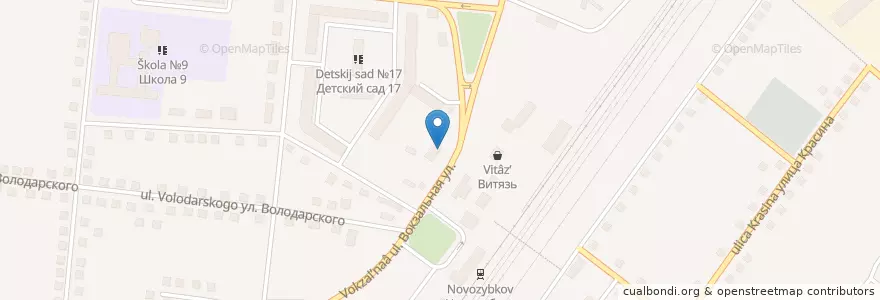 Mapa de ubicacion de Эверест en Russia, Distretto Federale Centrale, Брянская Область, Новозыбковский Городской Округ.
