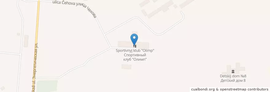 Mapa de ubicacion de Спортивный клуб "Олимп" en Russie, District Fédéral Du Nord-Ouest, Oblast De Mourmansk, Городской Округ Апатиты.