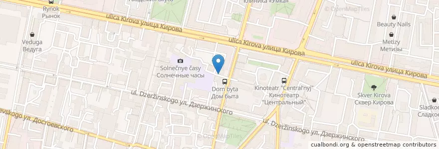 Mapa de ubicacion de Радуга звуков en Rusya Federasyonu, Центральный Федеральный Округ, Kaluga Oblastı, Городской Округ Калуга.