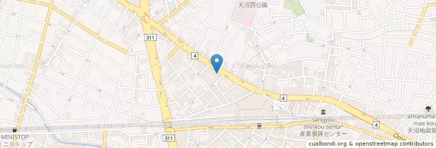 Mapa de ubicacion de カフェ・ベローチェ en 일본, 도쿄도, 杉並区.