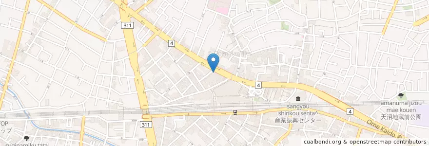 Mapa de ubicacion de 三井住友銀行 en Japan, Tokyo, Suginami.
