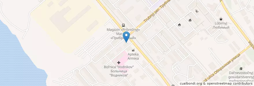 Mapa de ubicacion de Аптека en Россия, Дальневосточный Федеральный Округ, Хабаровский Край, Городской Округ Хабаровск.