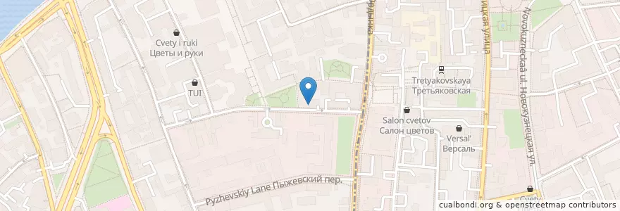 Mapa de ubicacion de Кофе Хауз en Rússia, Distrito Federal Central, Москва, Центральный Административный Округ.