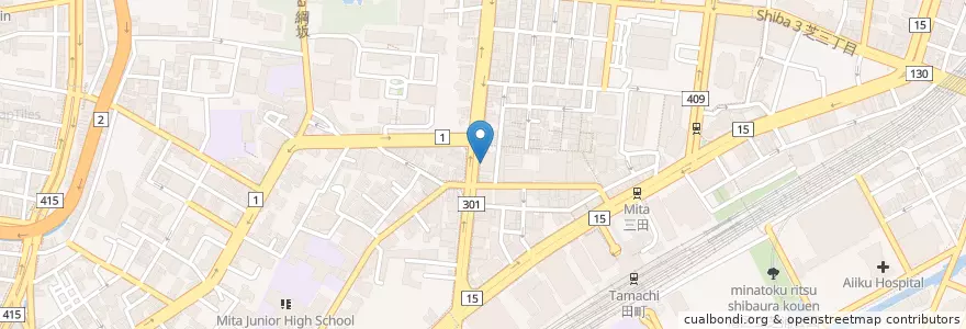 Mapa de ubicacion de セイジョー en Giappone, Tokyo, Minato.