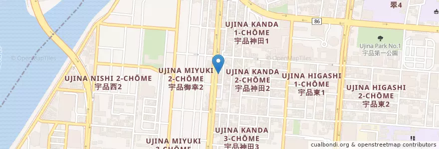 Mapa de ubicacion de 冨原脳外科 en Japan, 広島県, Hiroshima, 南区.