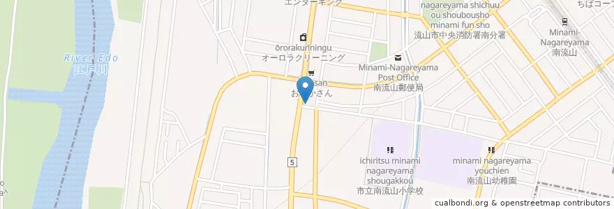 Mapa de ubicacion de 金寿司 en 日本, 埼玉県, 流山市, 三郷市.