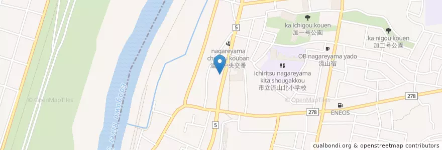 Mapa de ubicacion de あばん亭 en اليابان, 千葉県, 流山市.