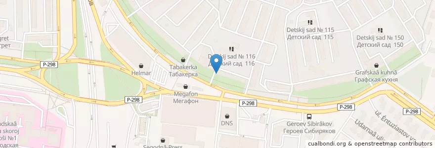 Mapa de ubicacion de Здоровый город en Rusia, Distrito Federal Central, Óblast De Vorónezh, Городской Округ Воронеж.