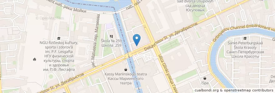 Mapa de ubicacion de Биофарм-38 en 俄罗斯/俄羅斯, Северо-Западный Федеральный Округ, 列宁格勒州, Санкт-Петербург, Адмиралтейский Район, Адмиралтейский Округ.