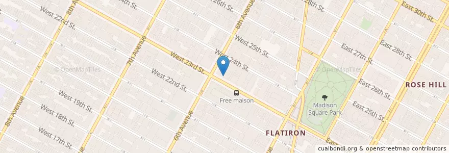 Mapa de ubicacion de Duane Reade en Соединённые Штаты Америки, Нью-Йорк, Нью-Йорк, Округ Нью-Йорк, Манхэттен, Manhattan Community Board 5.