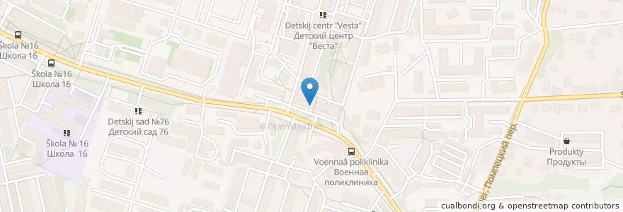 Mapa de ubicacion de Отделение связи №600021 en Russland, Föderationskreis Zentralrussland, Oblast Wladimir, Городской Округ Владимир.