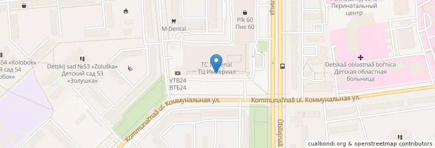Mapa de ubicacion de Интернет-кафе "Империал" en Rusland, Северо-Западный Федеральный Округ, Oblast Pskov, Псковский Район, Городской Округ Псков.