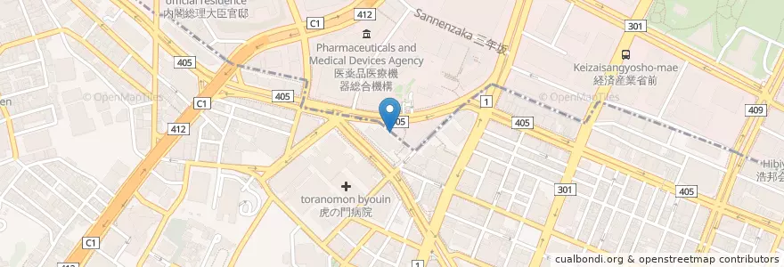 Mapa de ubicacion de Le Petit Tonneau en اليابان, 東京都, 港区.