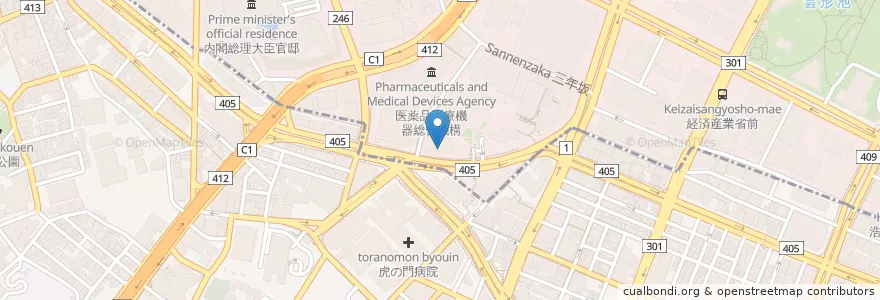 Mapa de ubicacion de Deigo en Japón, Tokio, Minato.