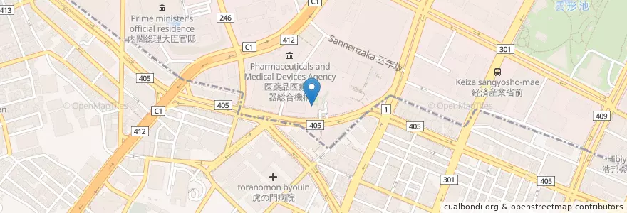 Mapa de ubicacion de Barbara Market place en اليابان, 東京都, 港区.