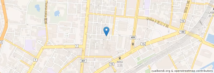Mapa de ubicacion de 紅とん en Jepun, 東京都, 港区.