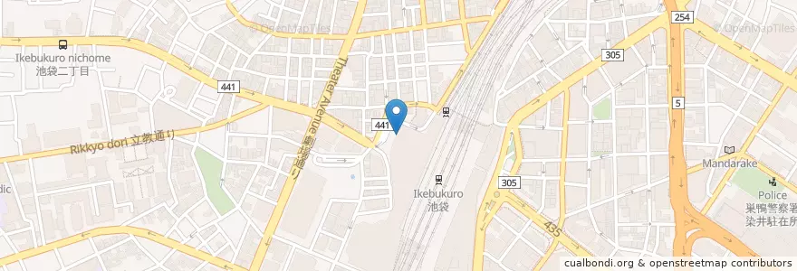 Mapa de ubicacion de Beck's Coffe Shop en Japan, Tokio, 豊島区.