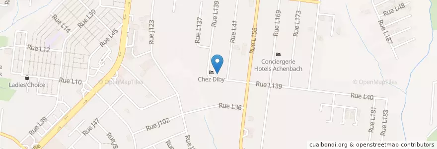 Mapa de ubicacion de Église Céleste en コートジボワール, アビジャン, Cocody.