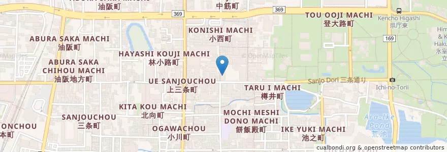 Mapa de ubicacion de 三井住友銀行 en 日本, 奈良県, 奈良市.