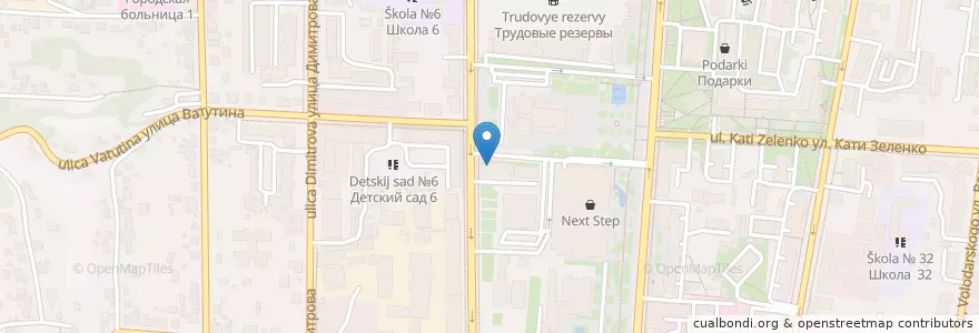 Mapa de ubicacion de Приемная депутата ГД РФ Волкова А.Н. en Russia, Central Federal District, Kursk Oblast, Kursky District, Kursk.
