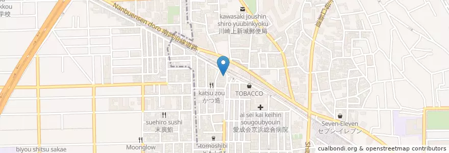 Mapa de ubicacion de ドトールコーヒーショップ en Япония, Канагава, Кавасаки, Накахара.